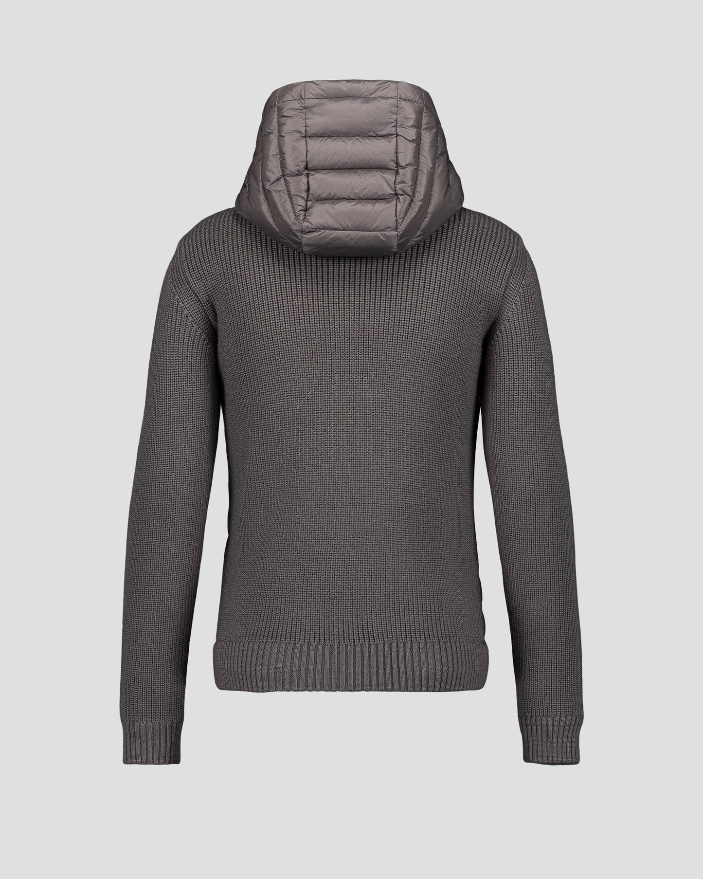 Doudoune bi-matière Anthracite Jumping