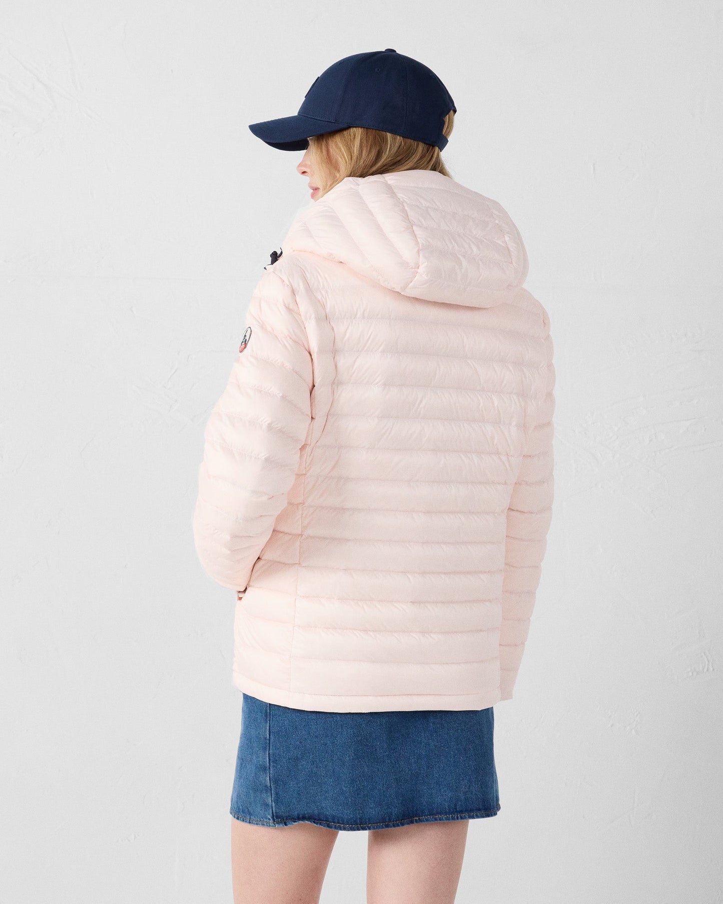 Doudoune réversible Marine/rose pétale Bergame