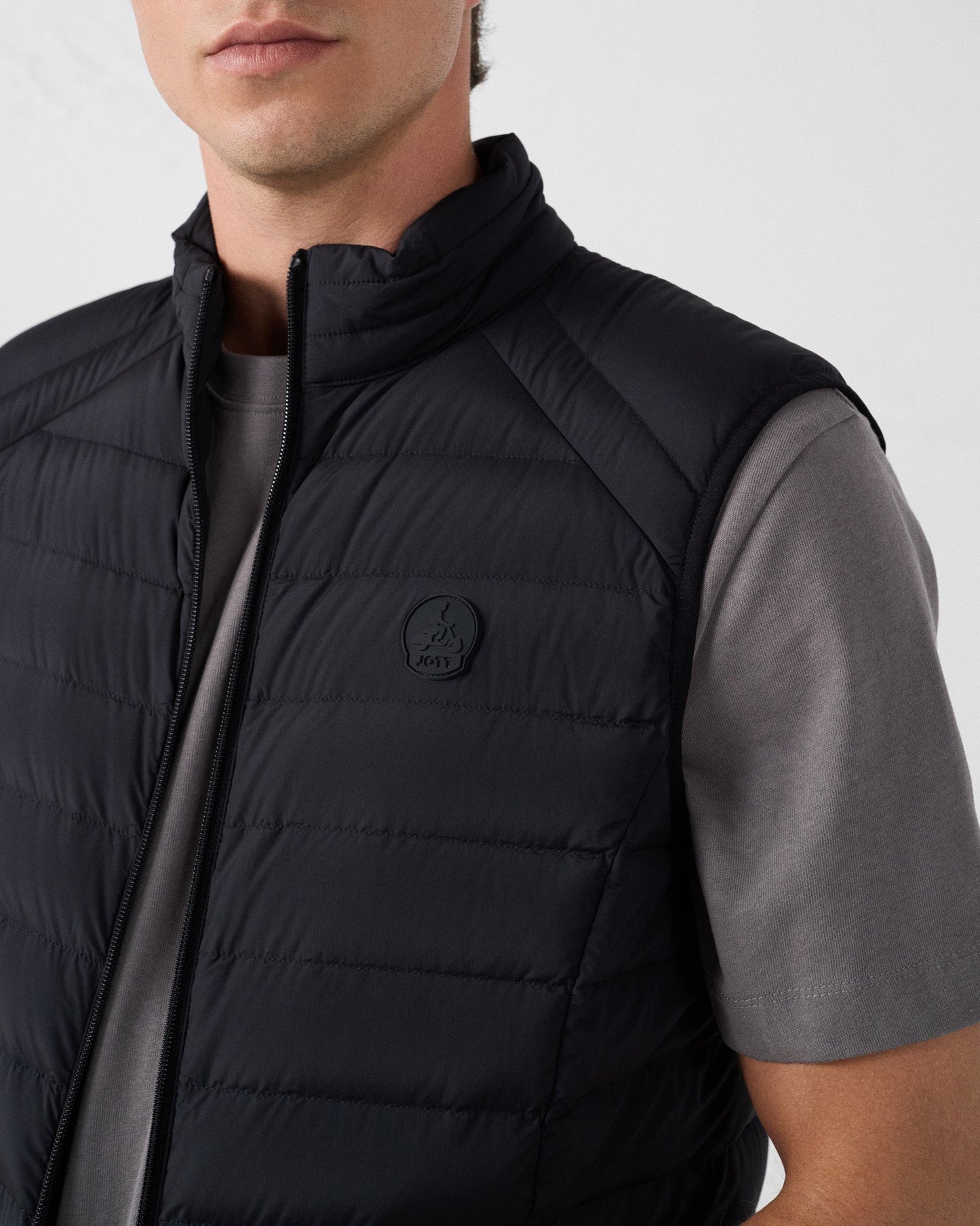 Doudoune sans manches stretch Noir Arafo