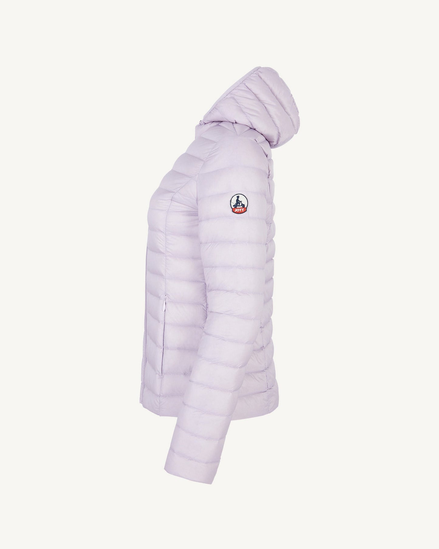 Doudoune légère à capuche Mauve pâle Cloe