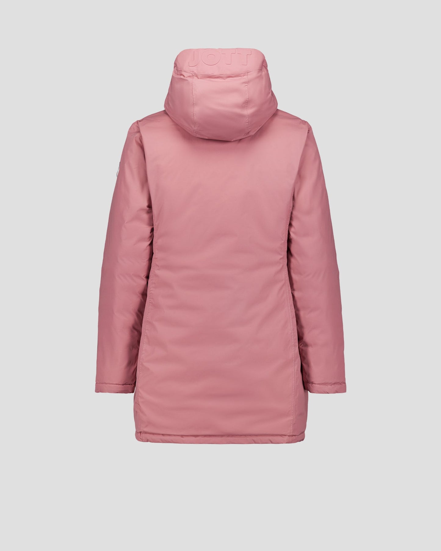 Doudoune longue réversible Rose antique/cerise noire Verone