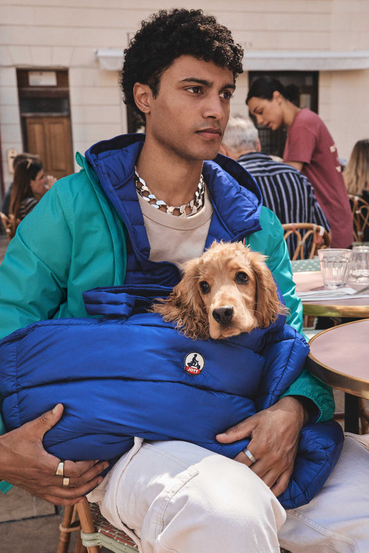 Maxi totebag Bleu cobalt Leina