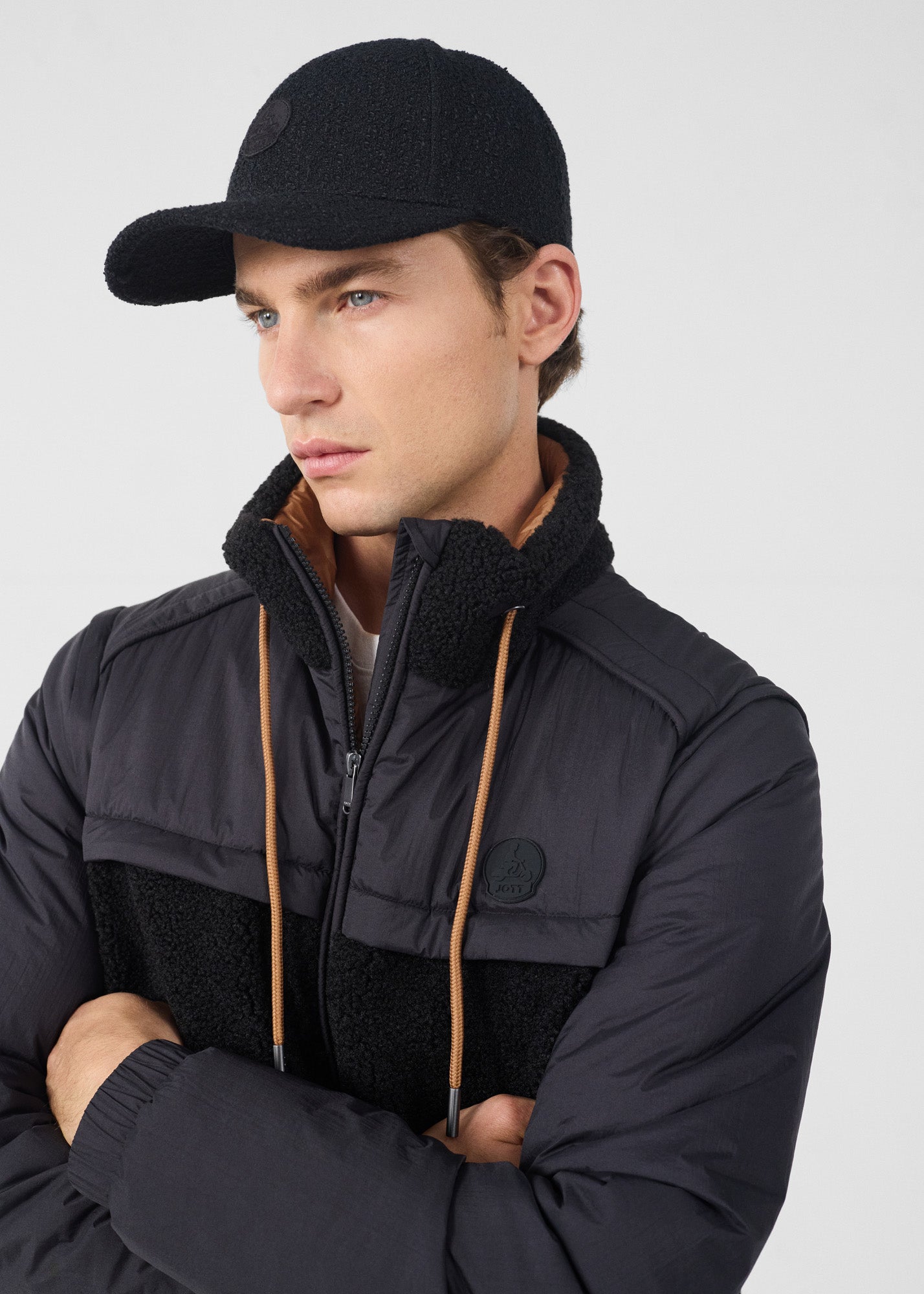 Doudoune sherpa Noir Oleg