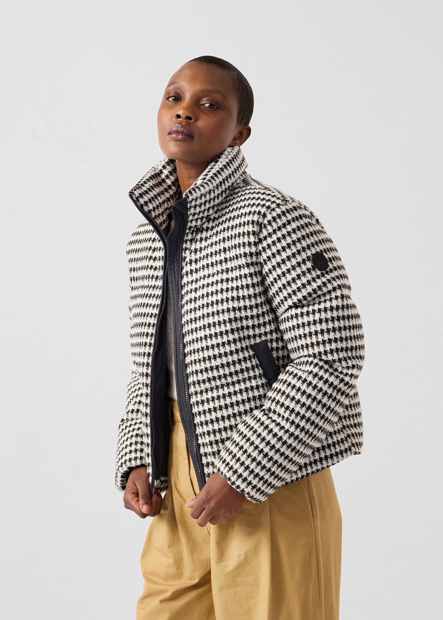 Veste Grand Froid esprit puffer Naturel/noir Akira multico