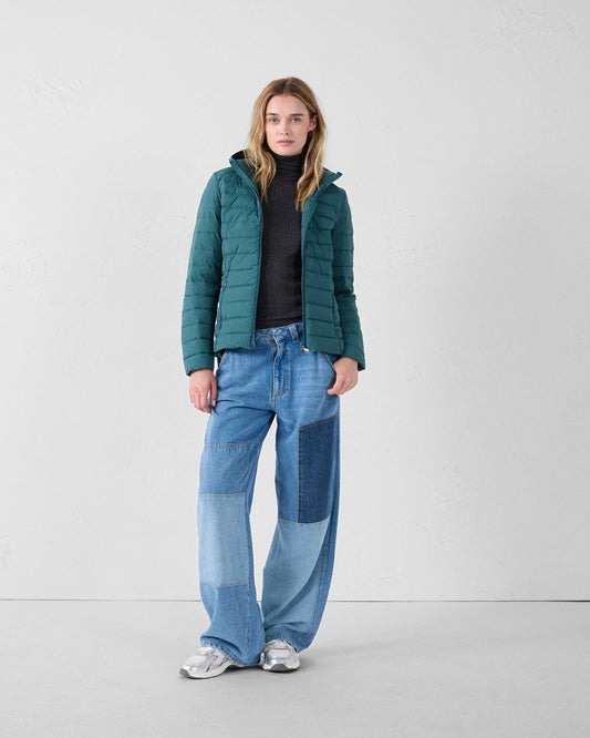 Doudoune à capuche stretch légère Deep lake Salma