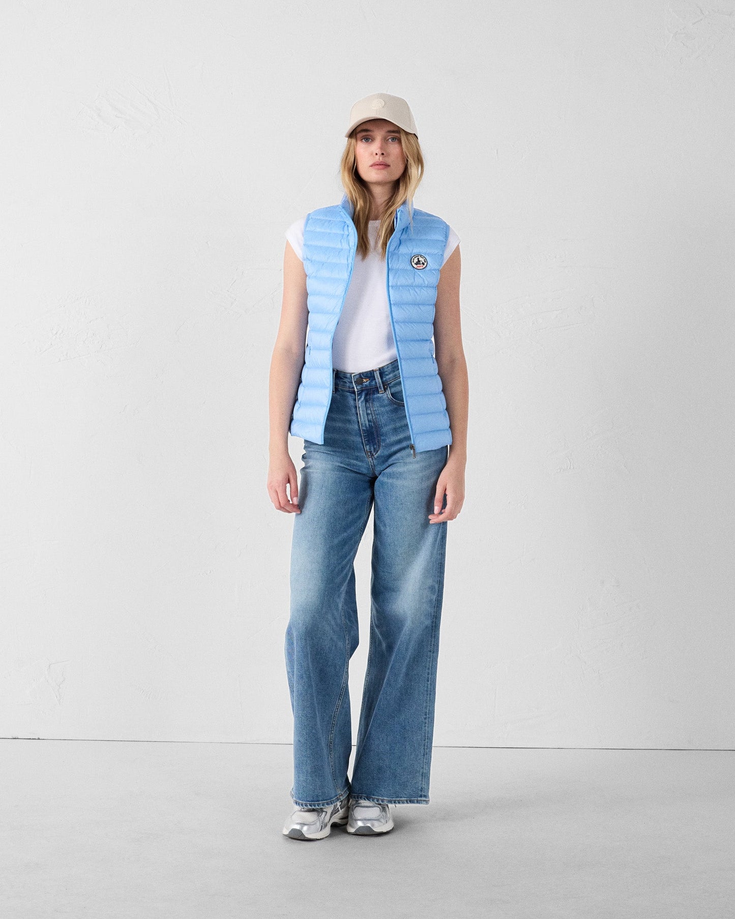 Doudoune légère sans manches Bleu cristal Seda
