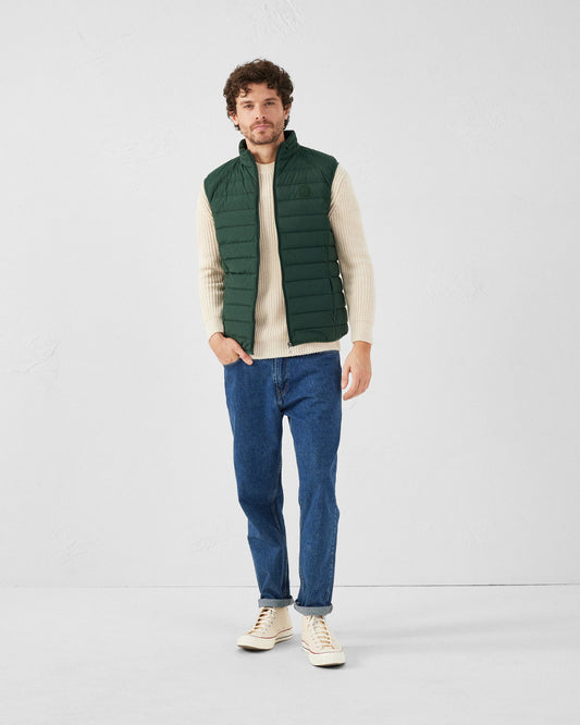 Doudoune sans manches stretch Forêt Arafo