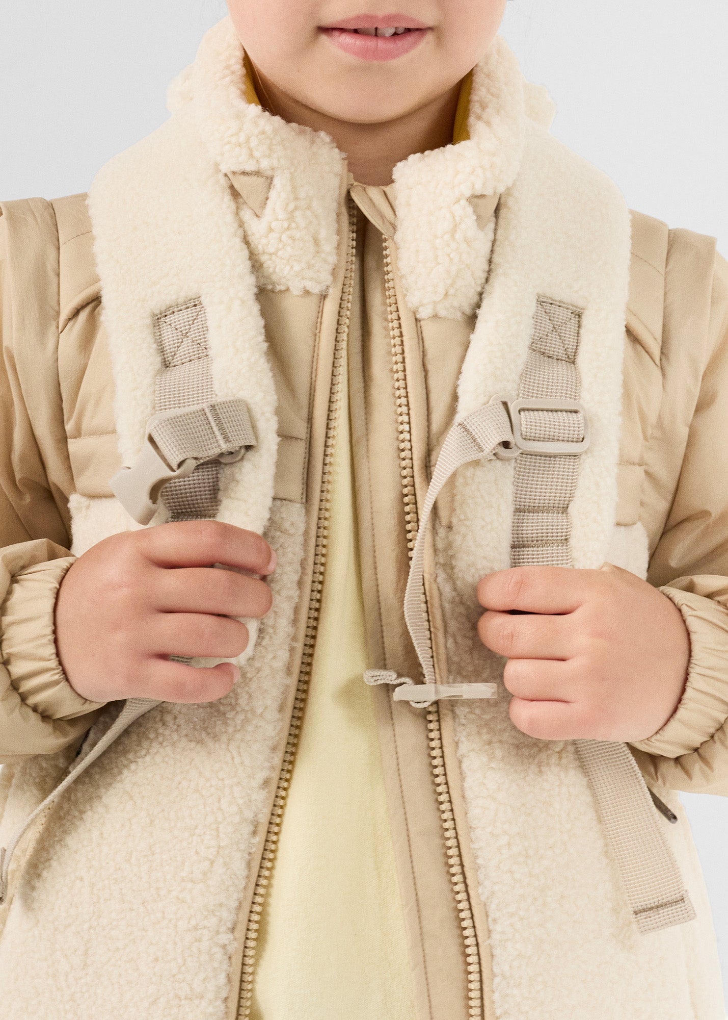 Sac à dos sherpa Naturel Pupil sherpa