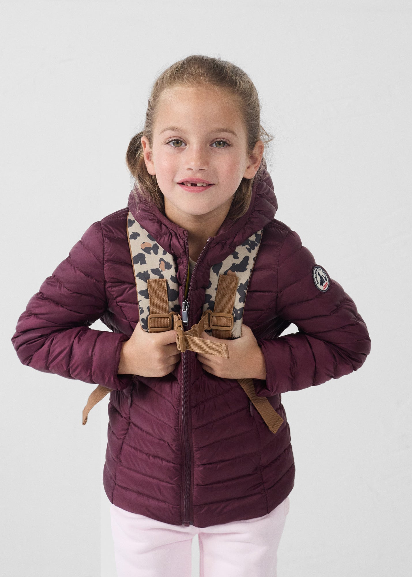 Sac à dos Leopard beige Pupil print