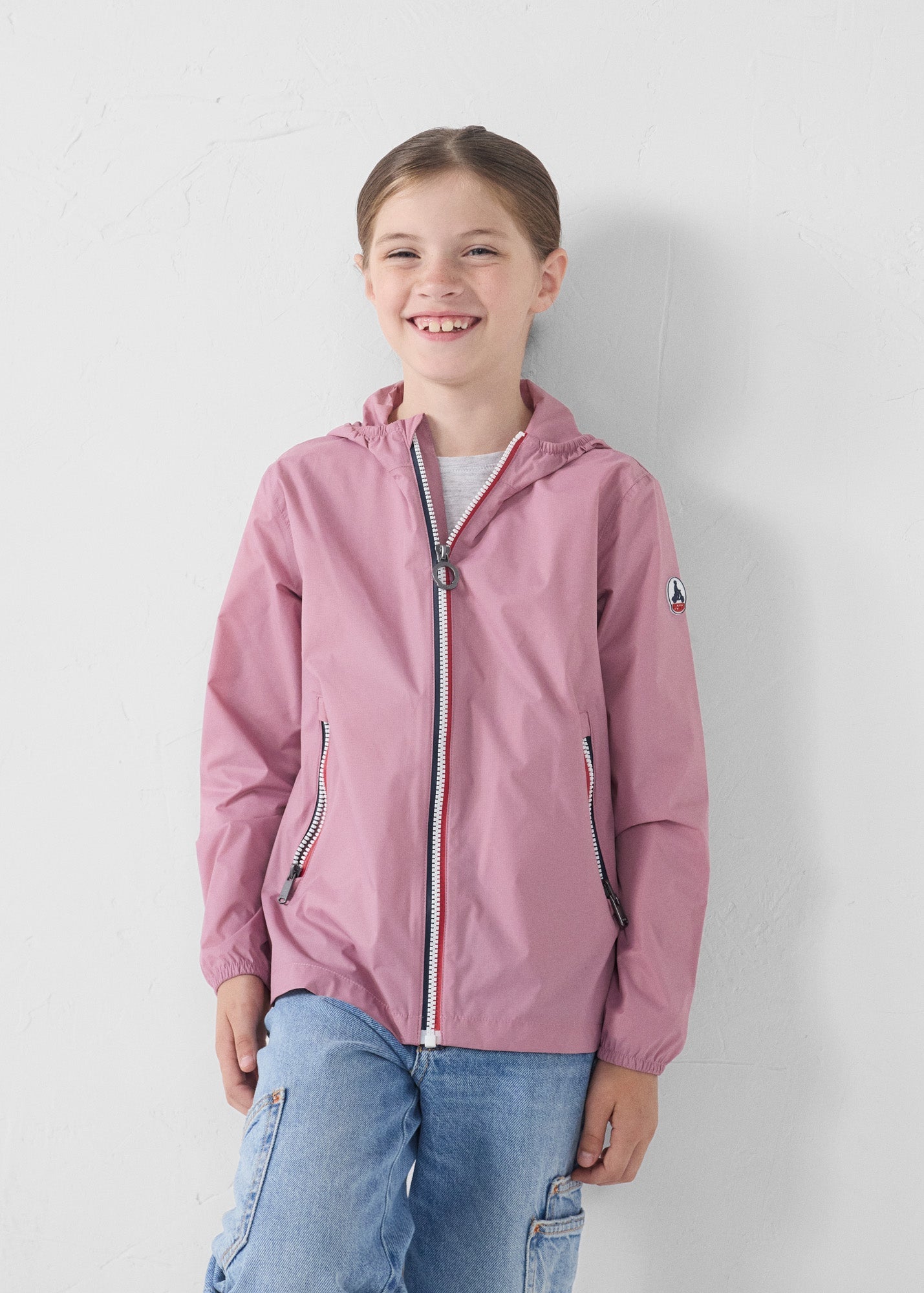 Imperméable enfant paquetable Rose antique Corrie
