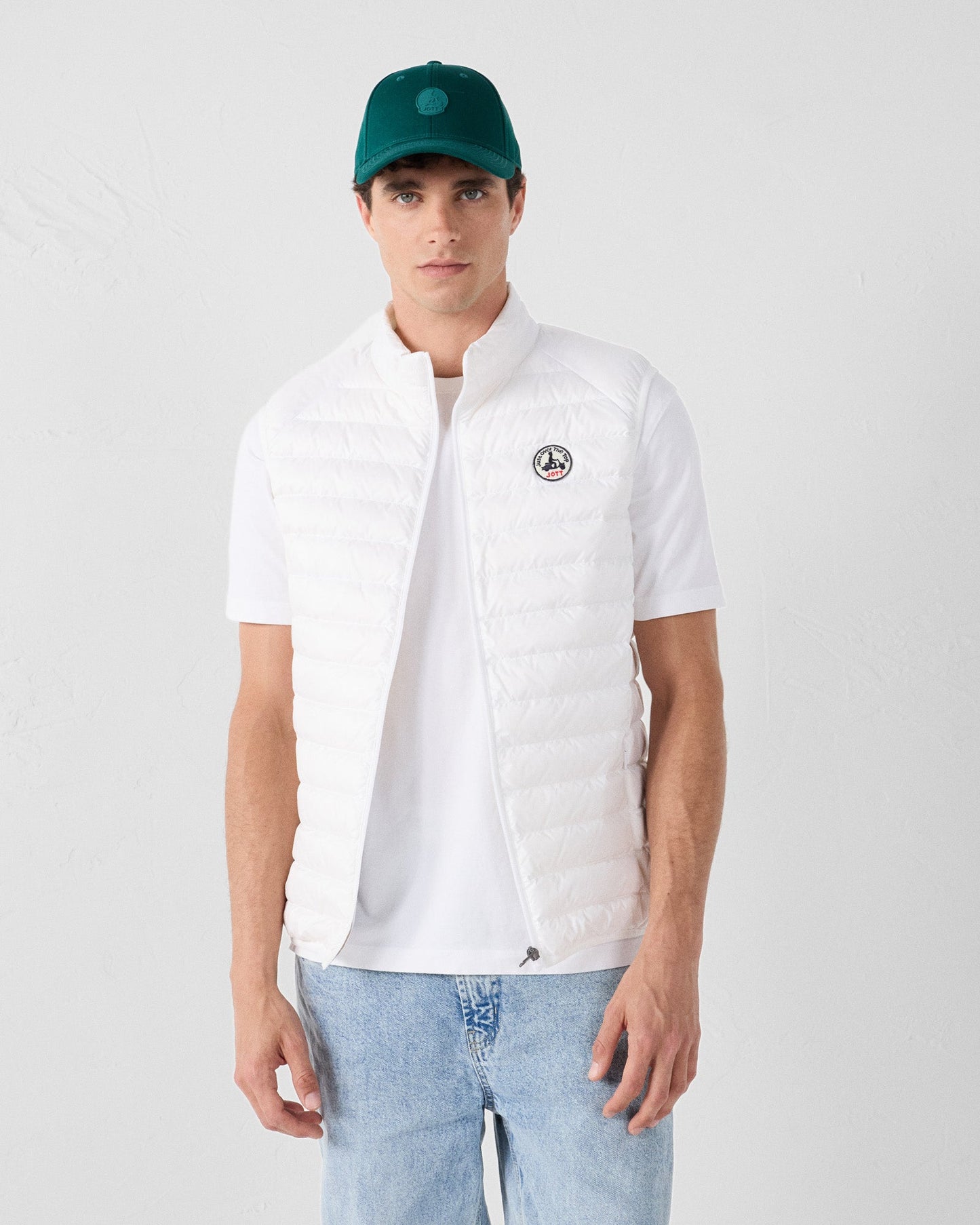 Doudoune sans manches Blanc Tom