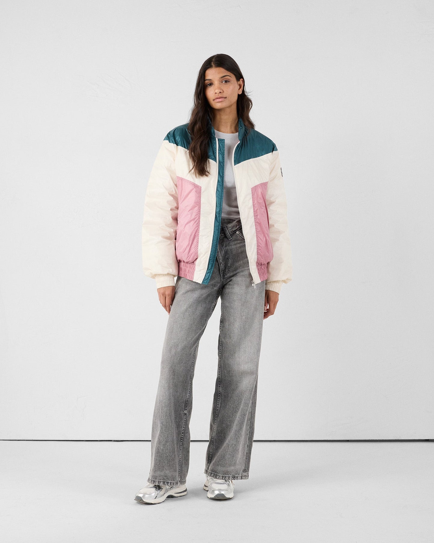 Veste esprit puffer Deep lake/Rose antique Joan