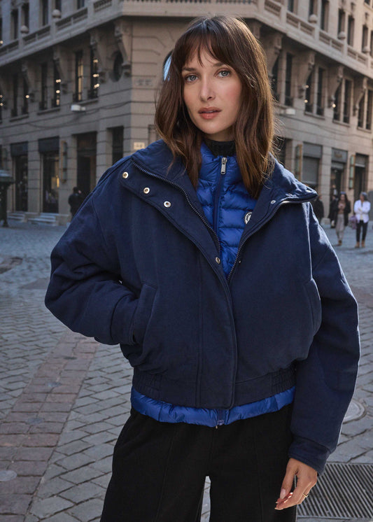 Bomber en jersey Marine Dory