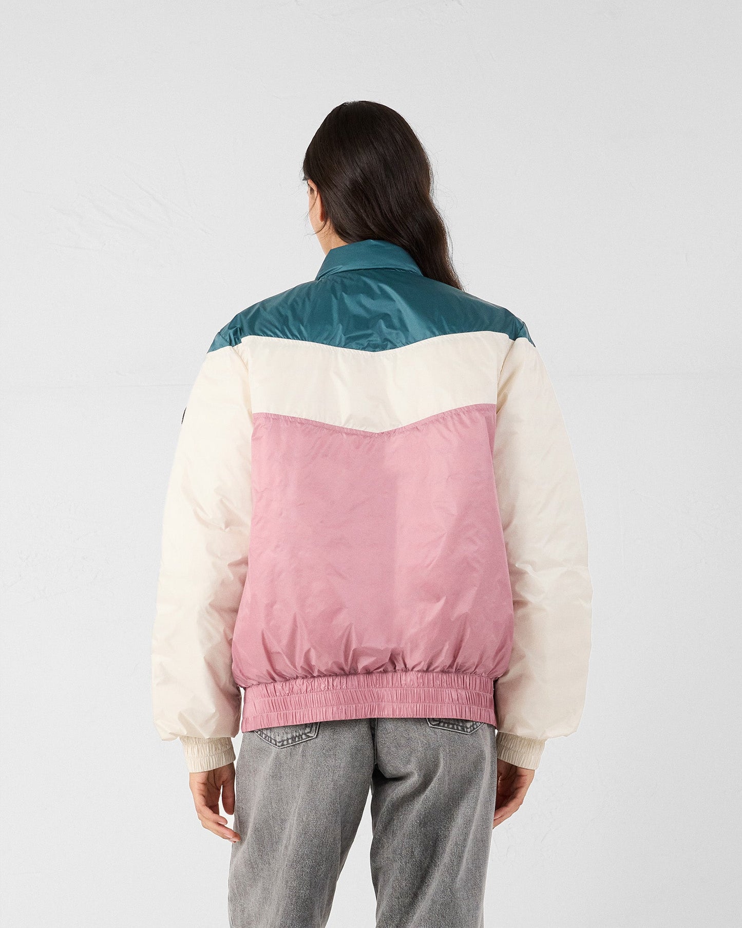 Veste esprit puffer Deep lake/Rose antique Joan