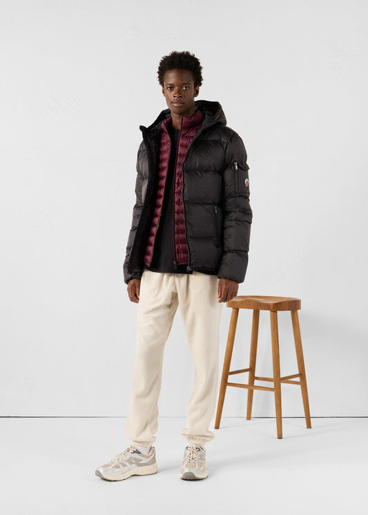 Doudoune à capuche Grand Froid Noir Java