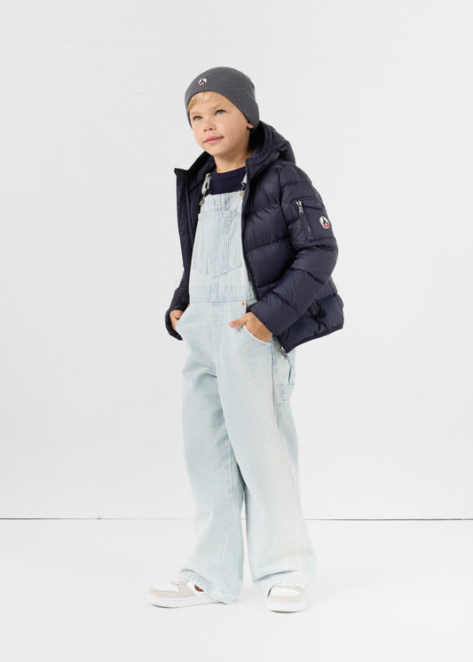 Doudoune enfant à capuche Grand Froid Marine Kazan