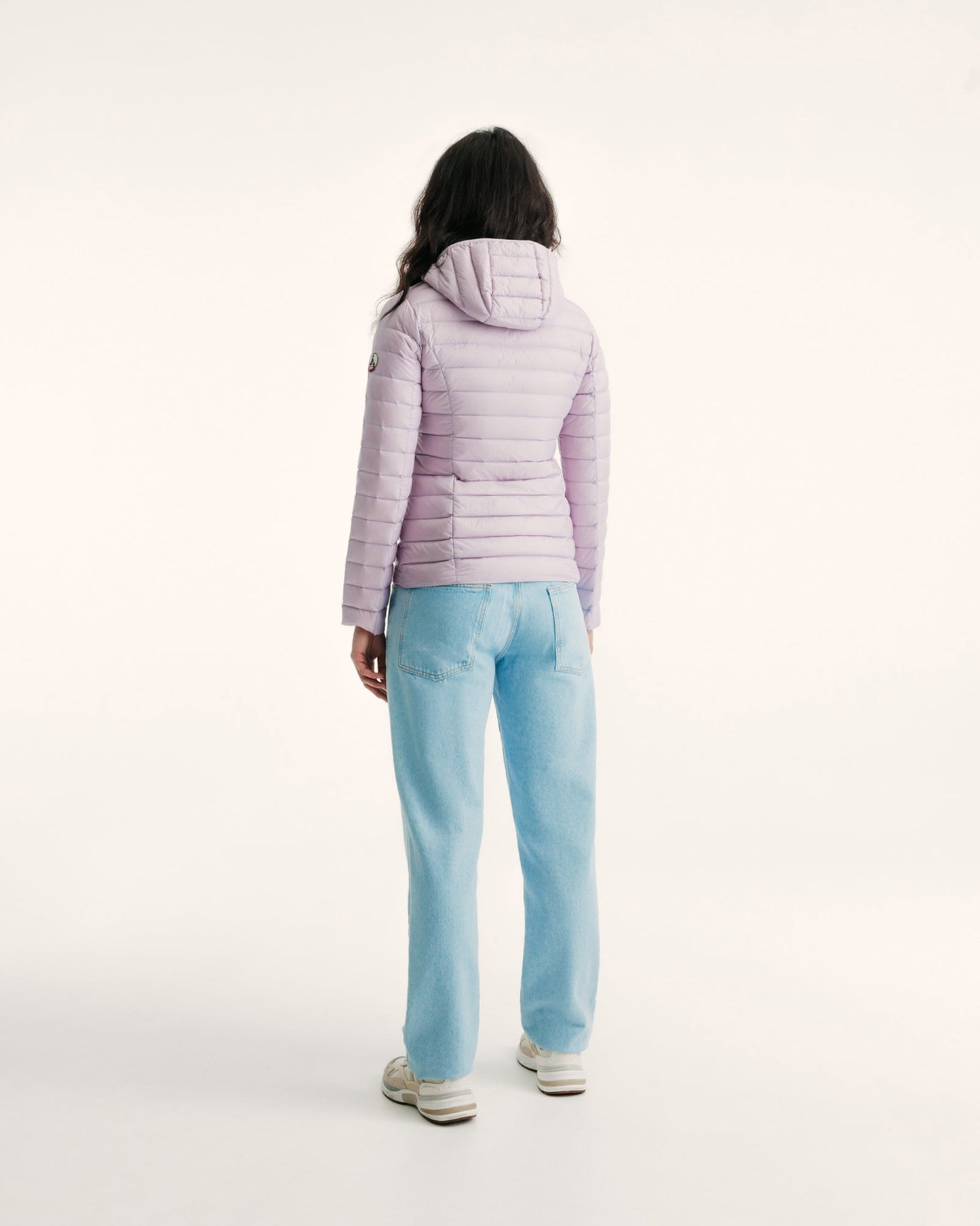 Doudoune légère à capuche Mauve pâle Cloe