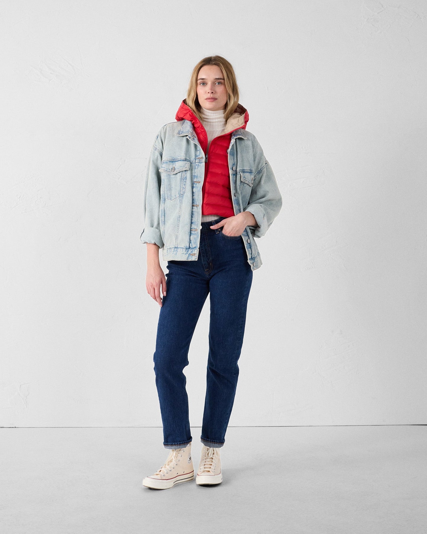 Capuche Rouge carmin Alae