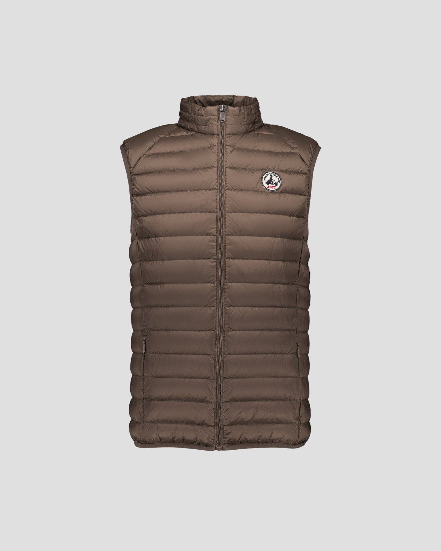 Doudoune sans manches Taupe Tom