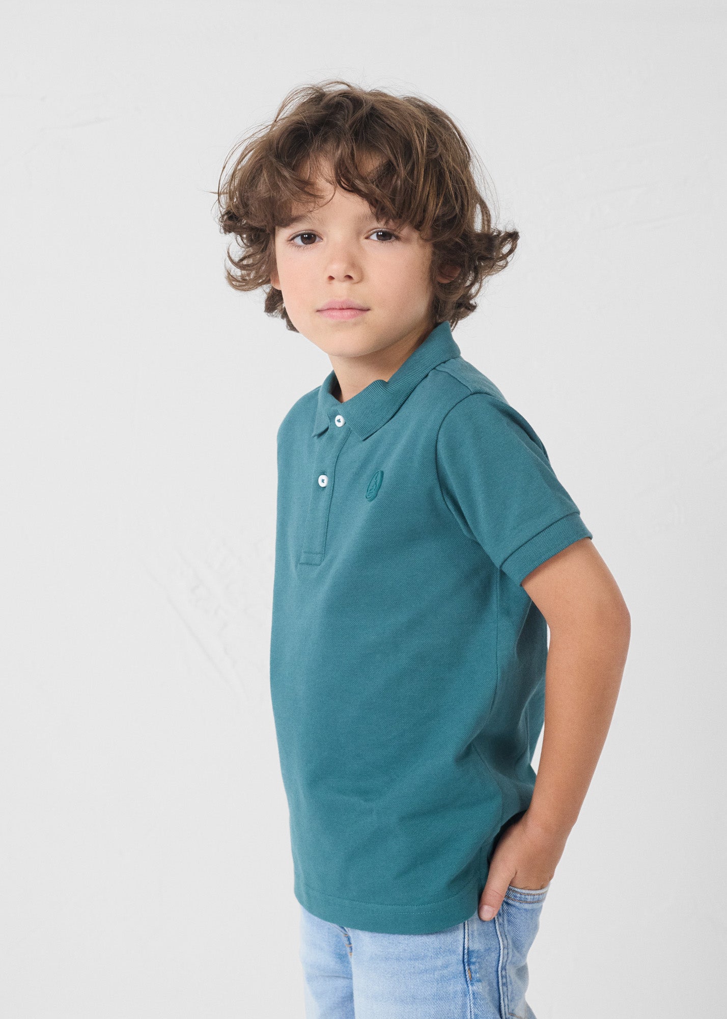 Polo enfant Deep lake Enzo