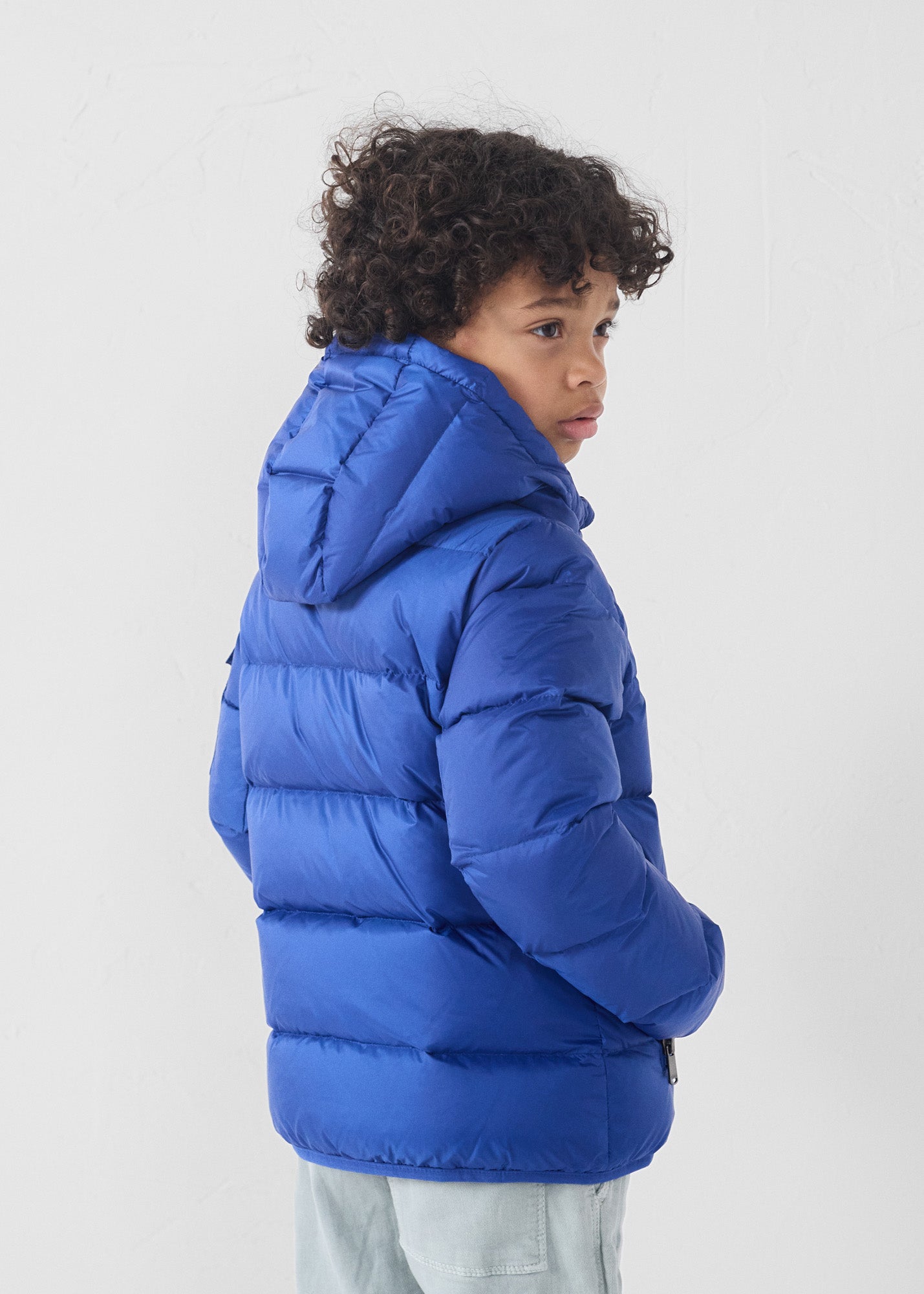 Doudoune enfant Grand Froid esprit puffer Bleu cobalt Kazan