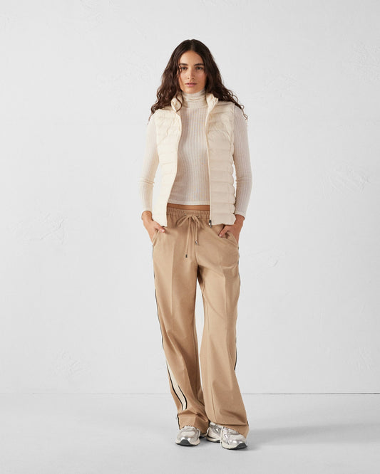 Doudoune sans manches stretch Argile Grenada