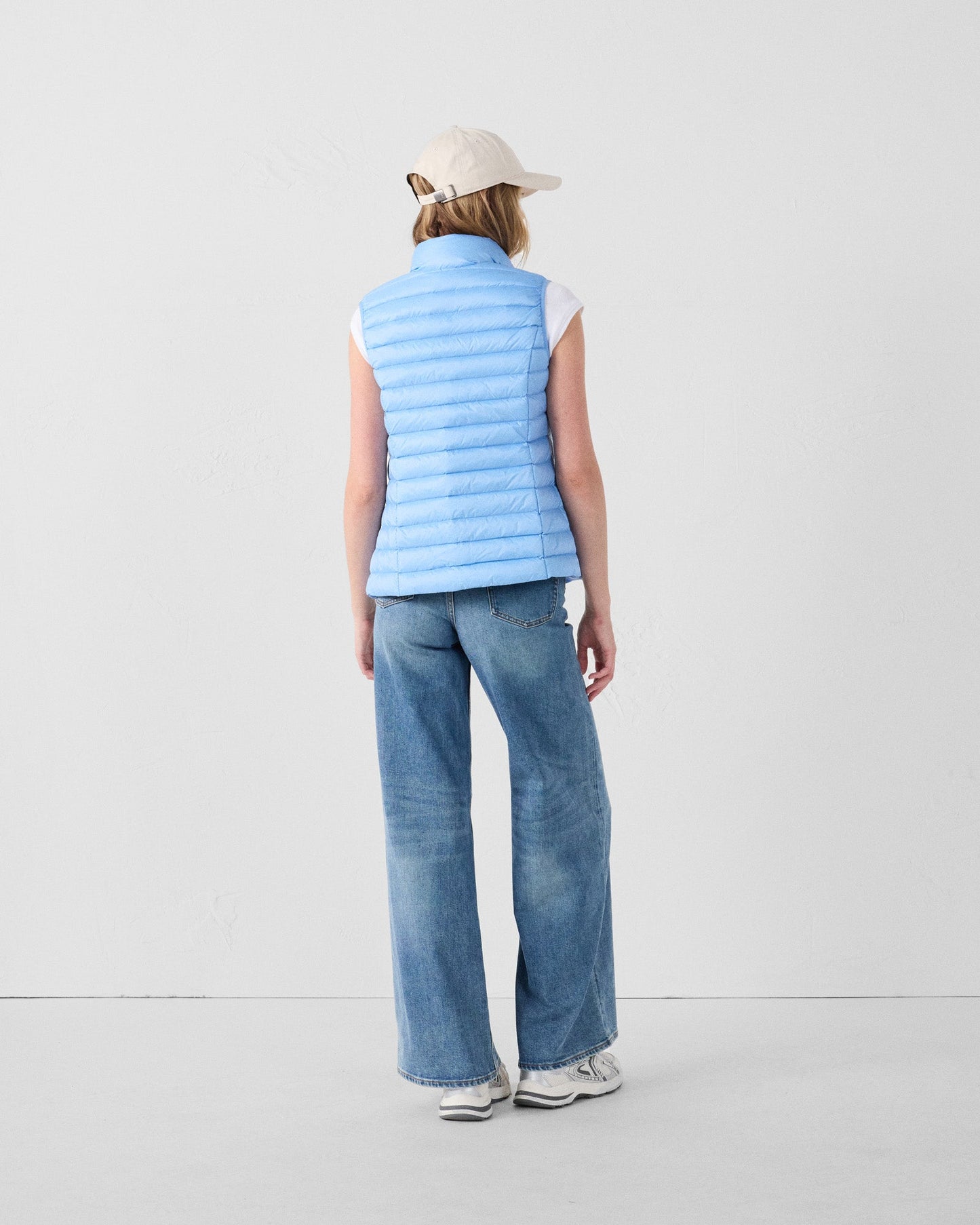 Doudoune légère sans manches Bleu cristal Seda
