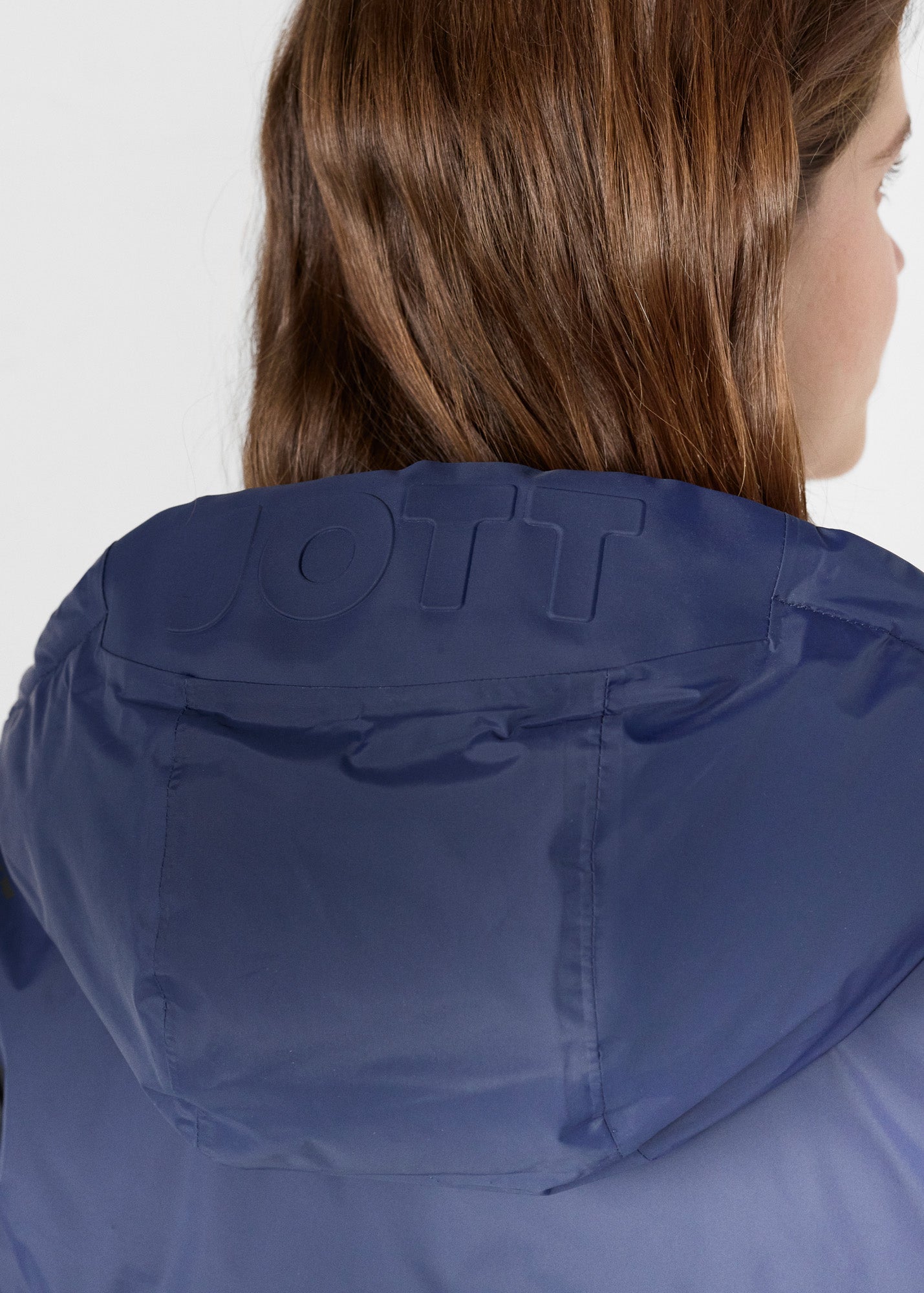 Doudoune longue réversible Marine/rose pétale Verone